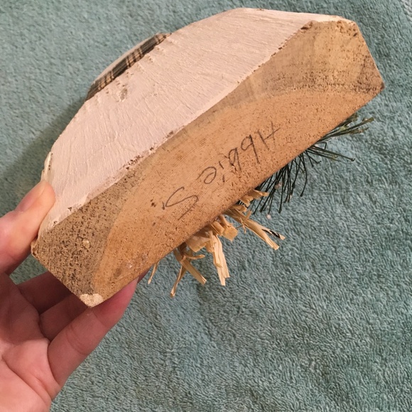 Handmade wooden Snowman - Picture 6 of 12